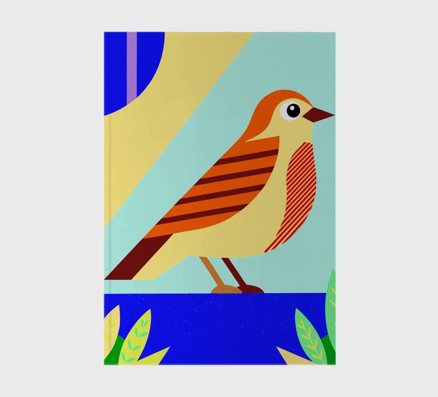 uccello vettoriale quaderno da Botania