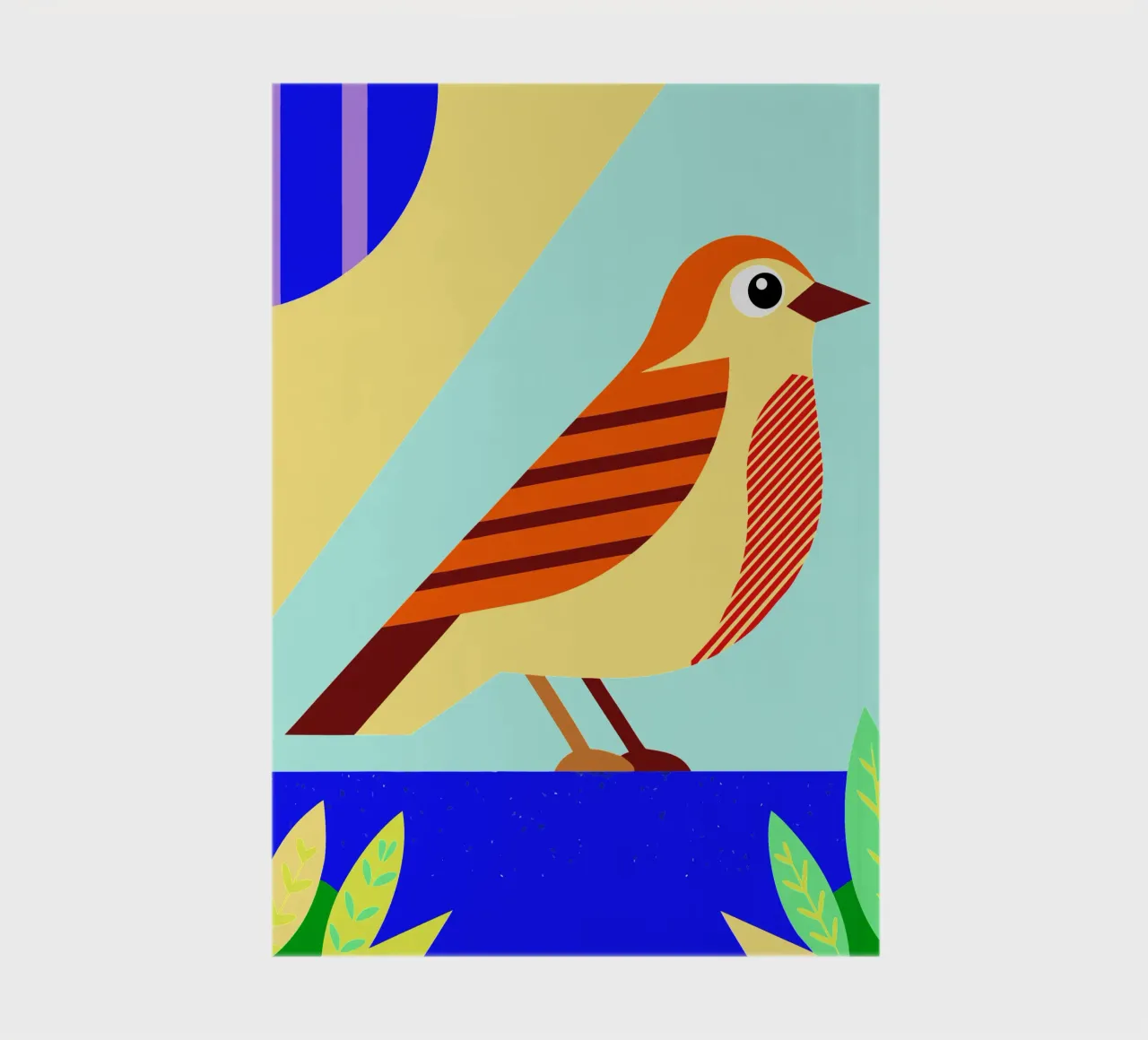 bird vector notebook by Botania