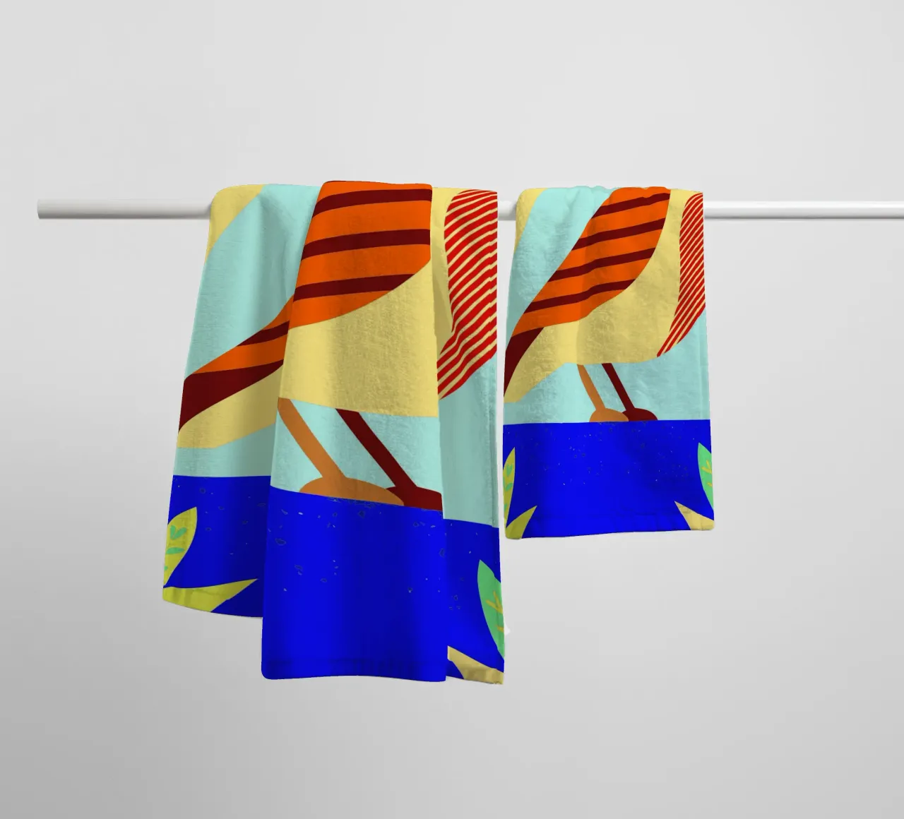 bird vector towel by Botania