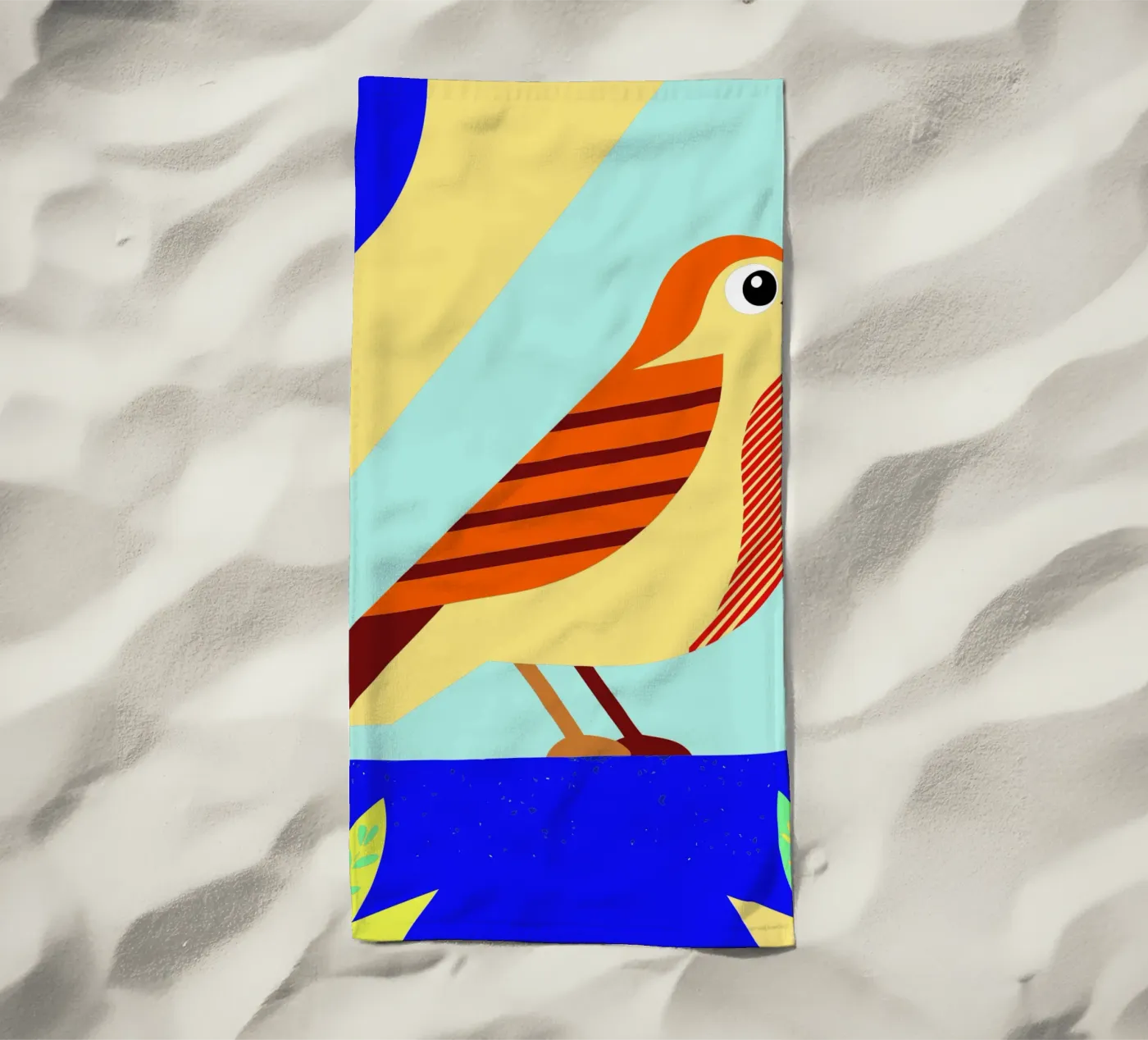 Vogelvektor Strandtuch von Botania