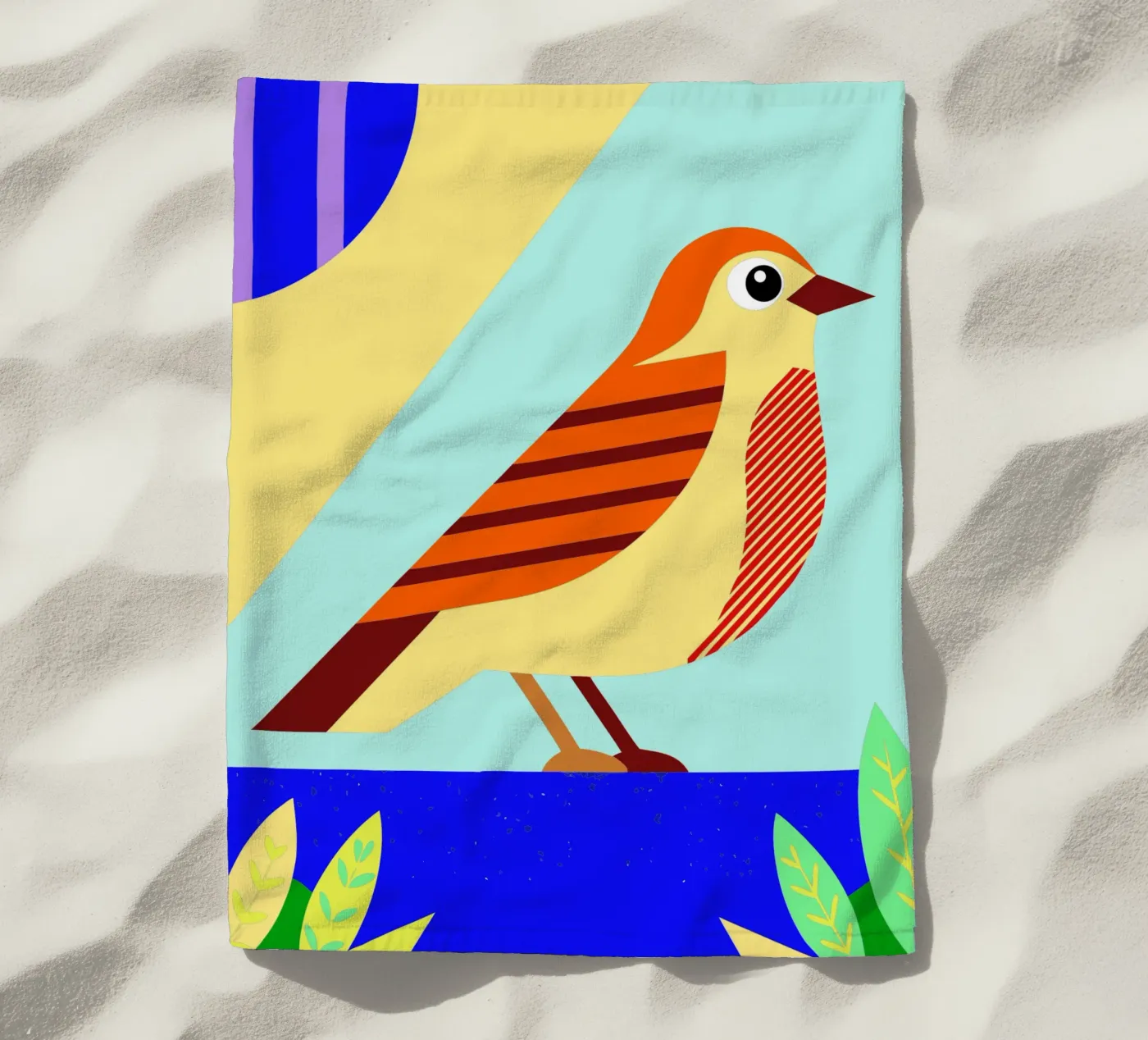 Vogelvektor Strandtuch von Botania