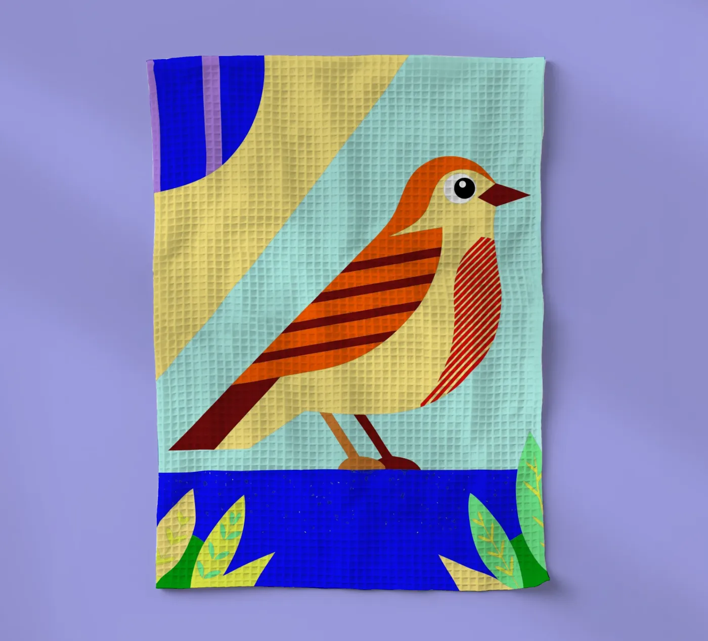 bird vector Geschirrtuch von Botania