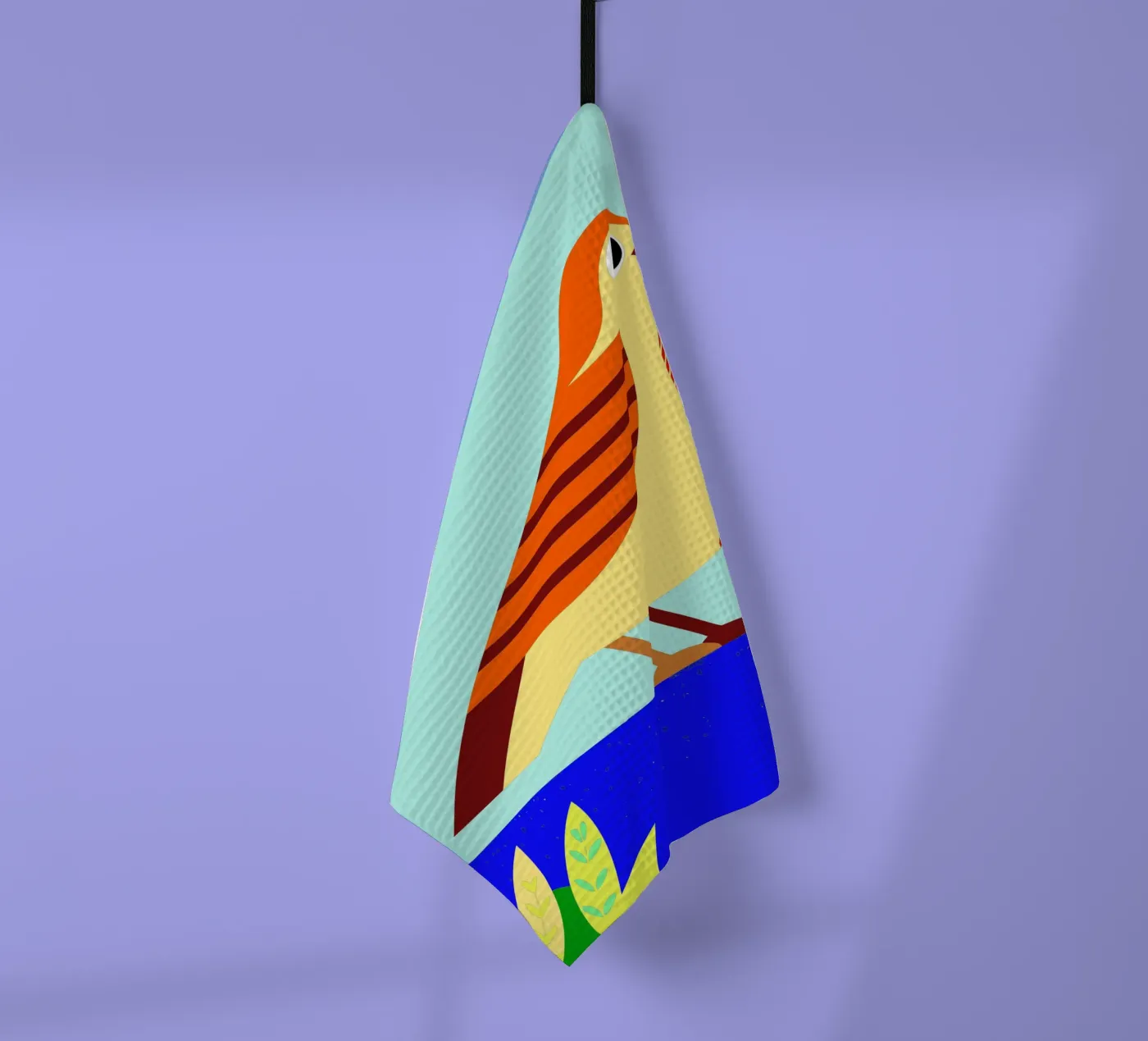 bird vector Geschirrtuch von Botania