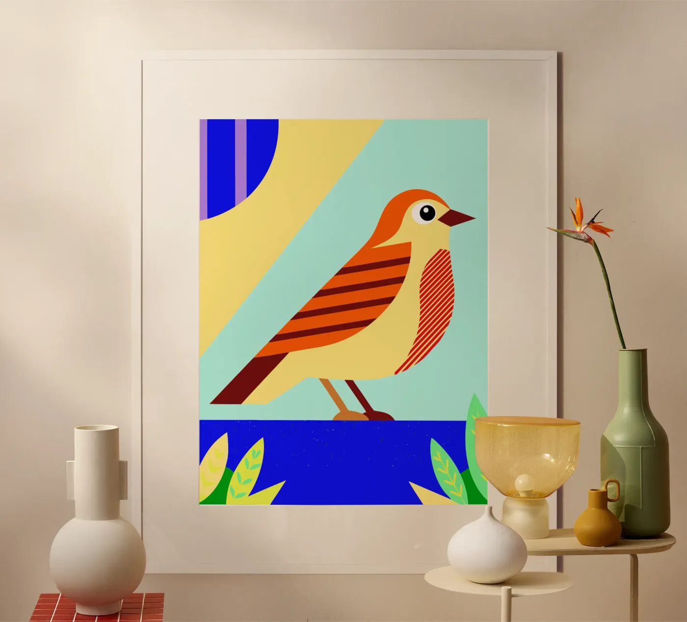 vector vogel poster van Botania