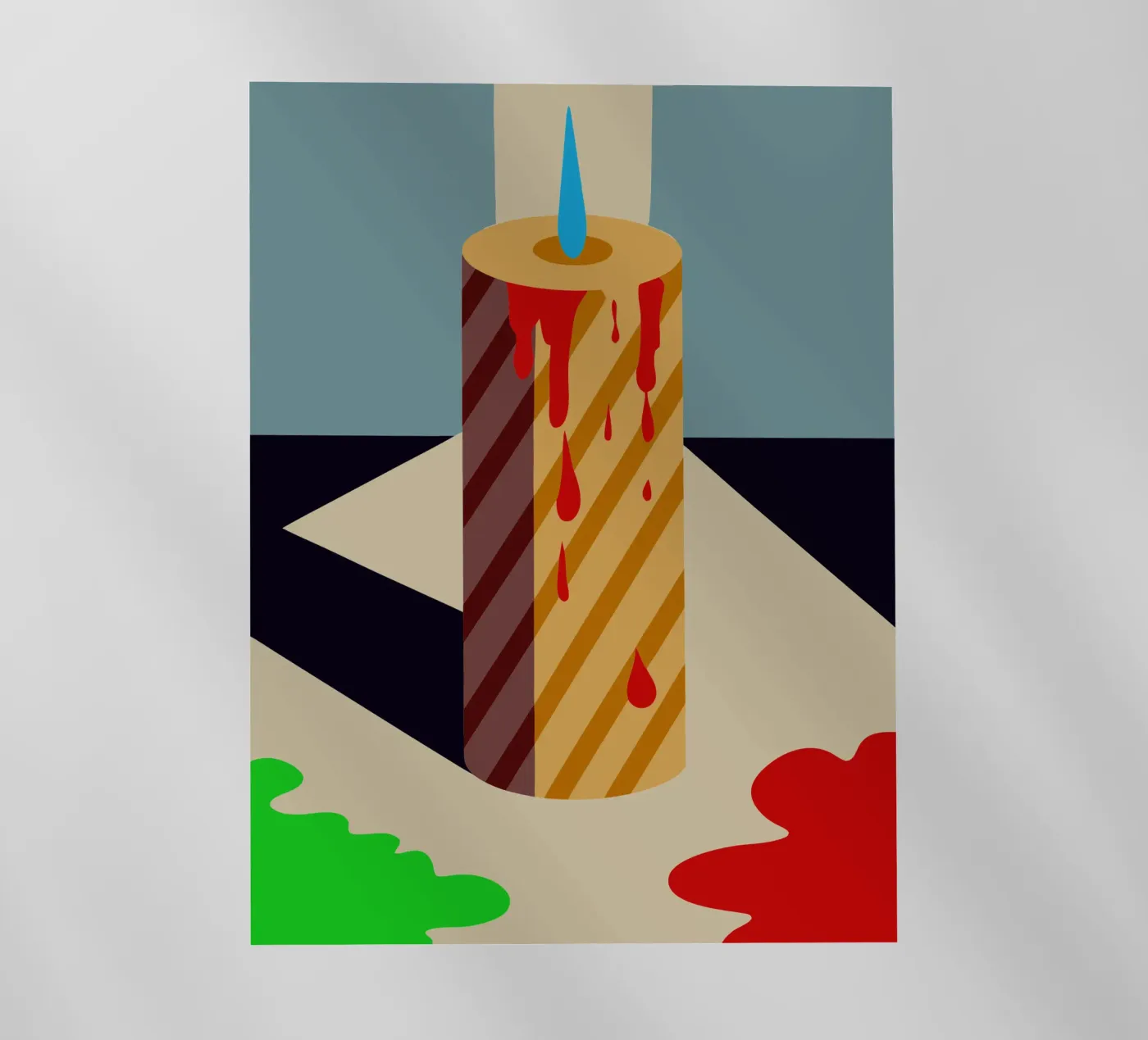 candle vector backlit folie van Botania