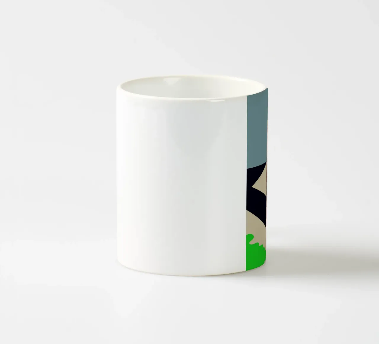 vettore candela tazza in ceramica da Botania