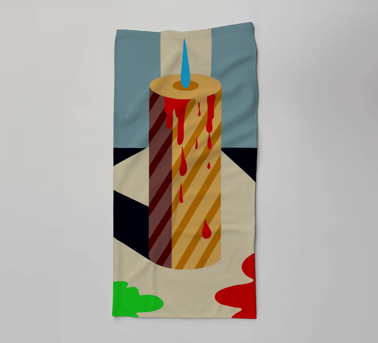 kaars vector badhanddoek van Botania