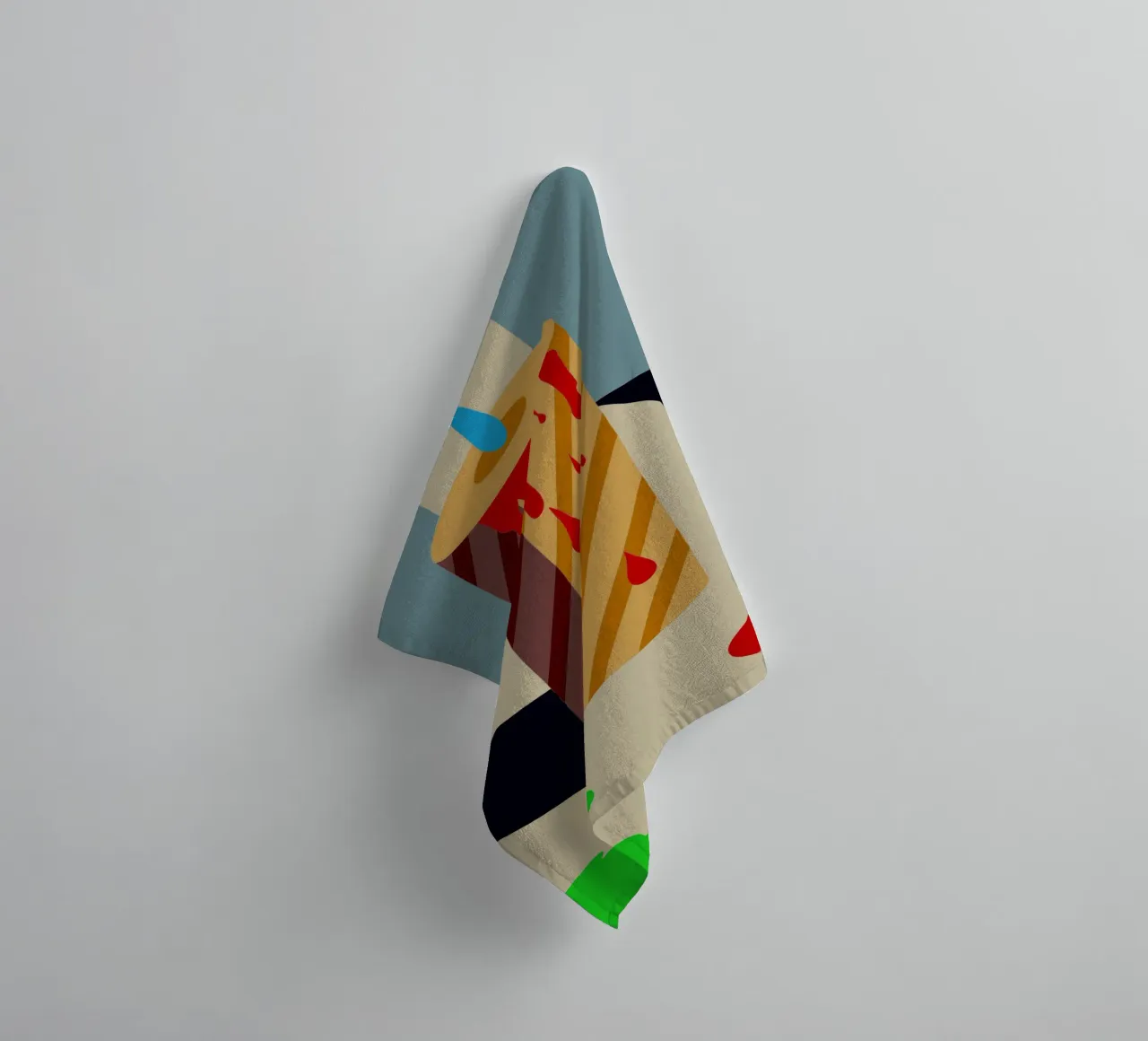 kaars vector badhanddoek van Botania