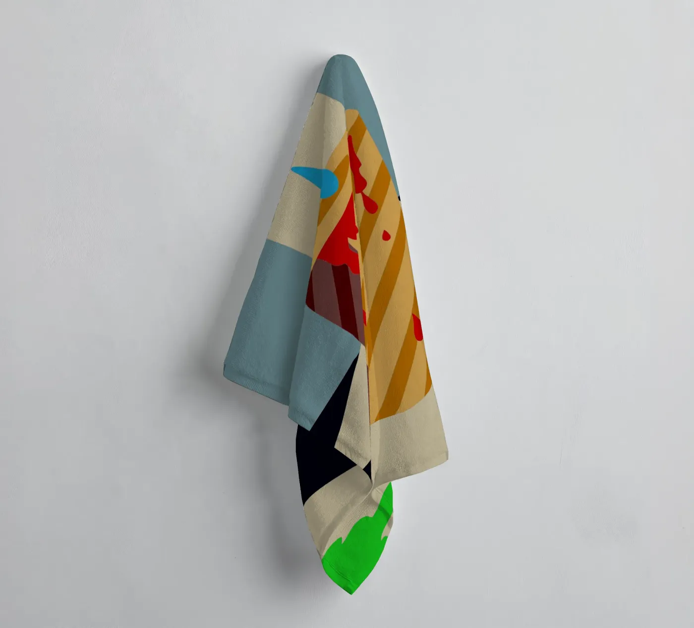 kaars vector badhanddoek van Botania