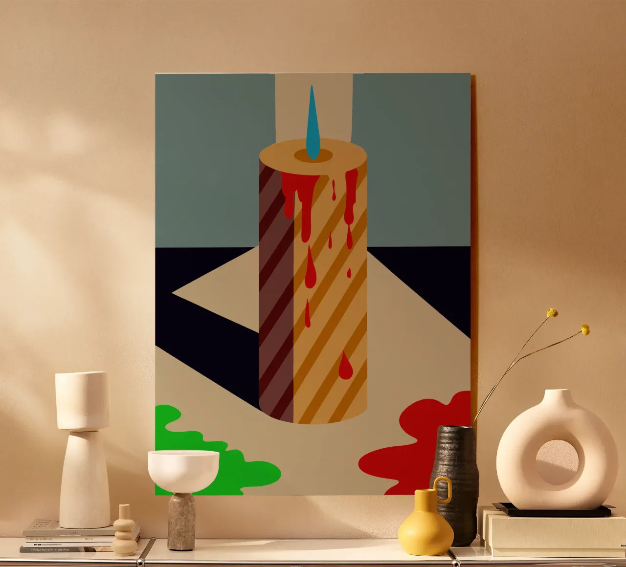 vettore candela plexiglass da Botania