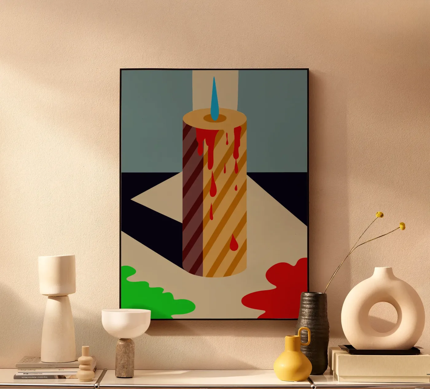 candle vector forex-plaat van Botania