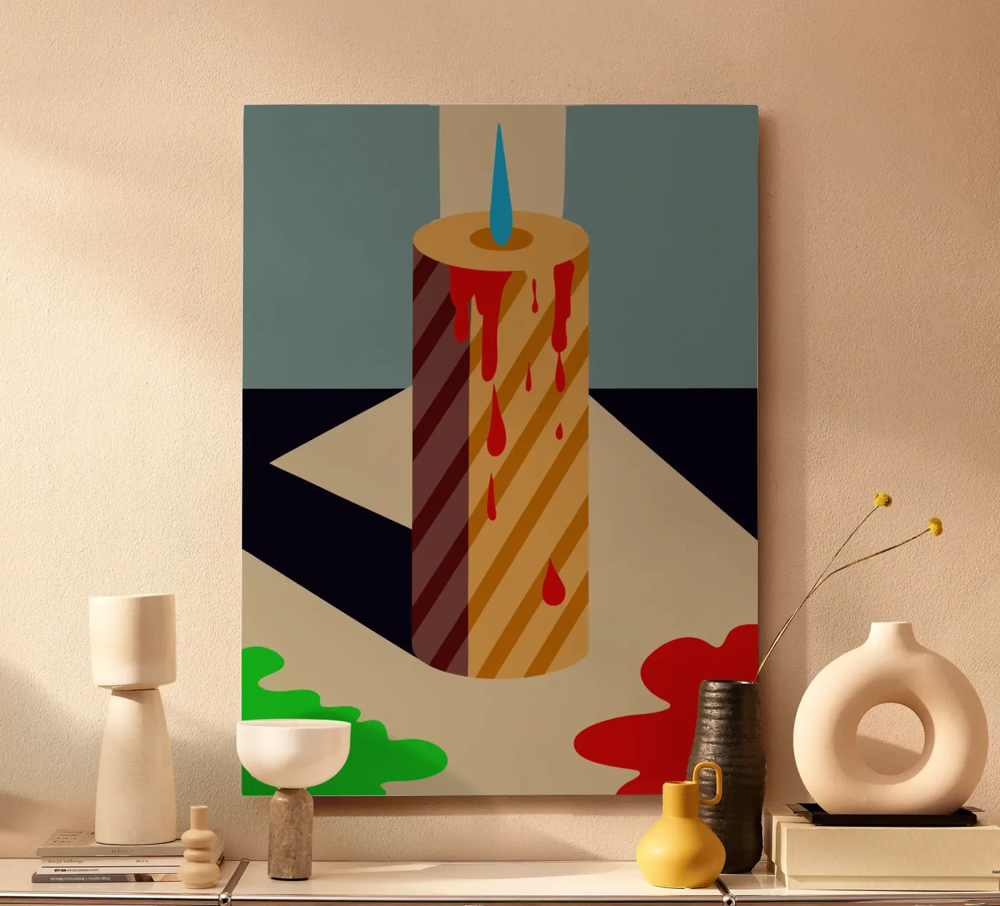 candle vector forex-plaat van Botania