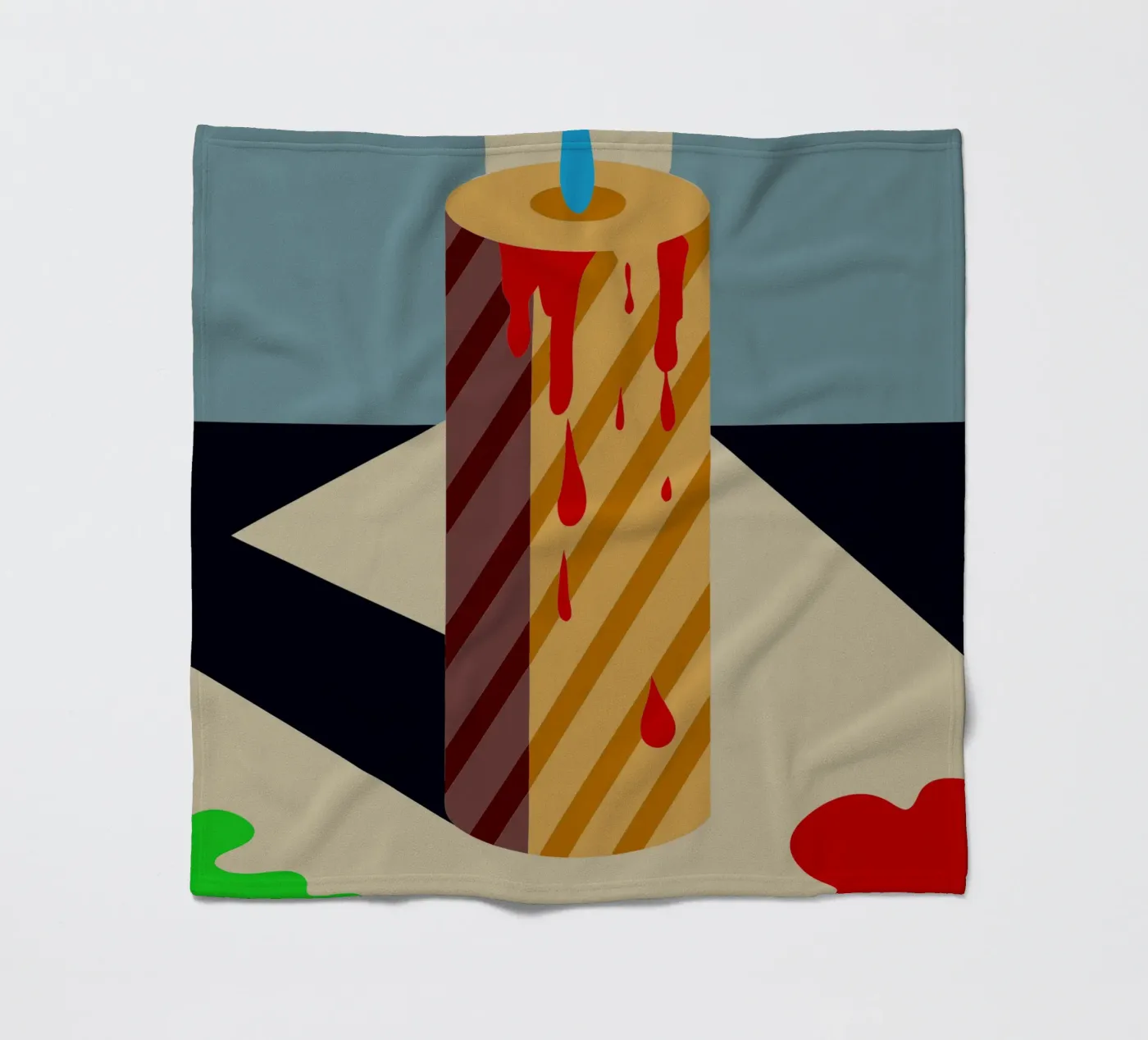 candle vector fleecedeken van Botania