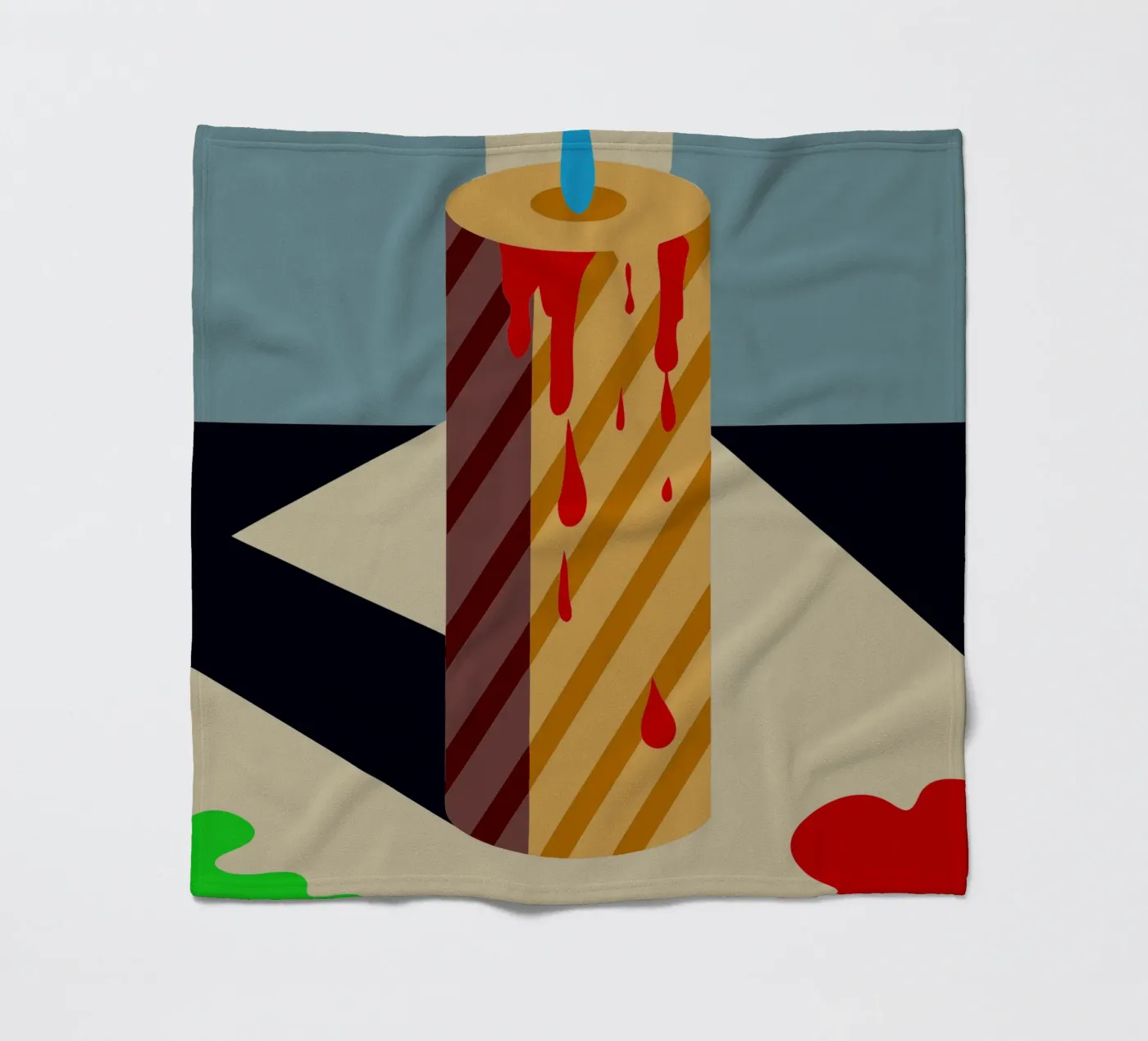candle vector plaid polaire de Botania