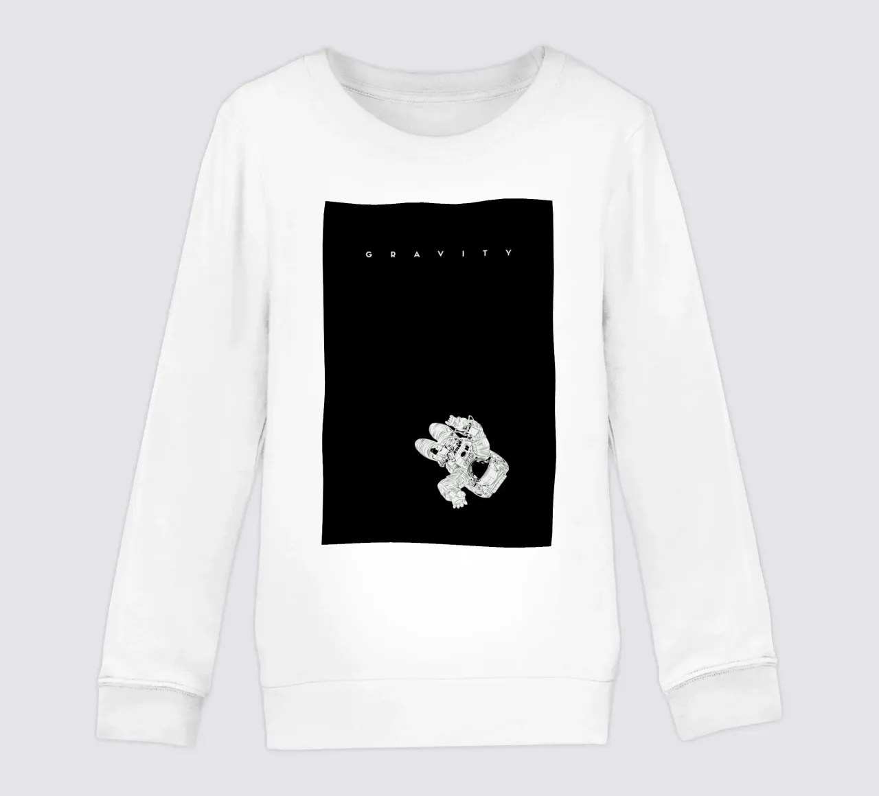 Gravity felpa bambino da Cranio Dsgn