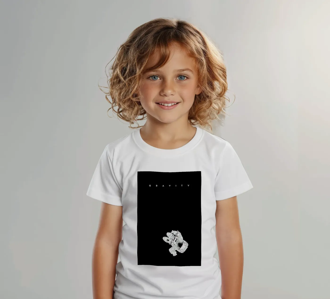Gravity kinder t-shirt van Cranio Dsgn