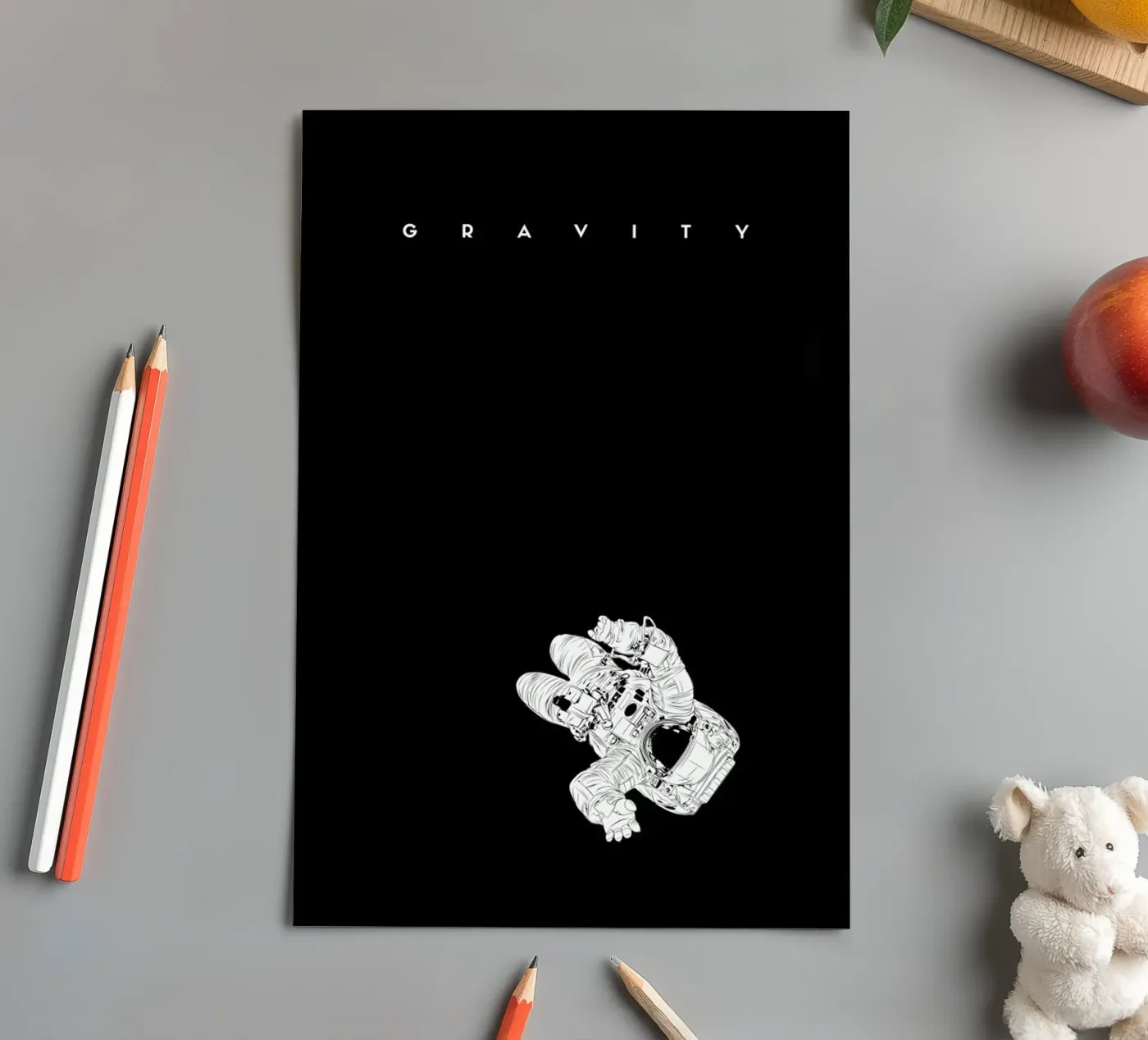 Gravity stickervel van Cranio Dsgn