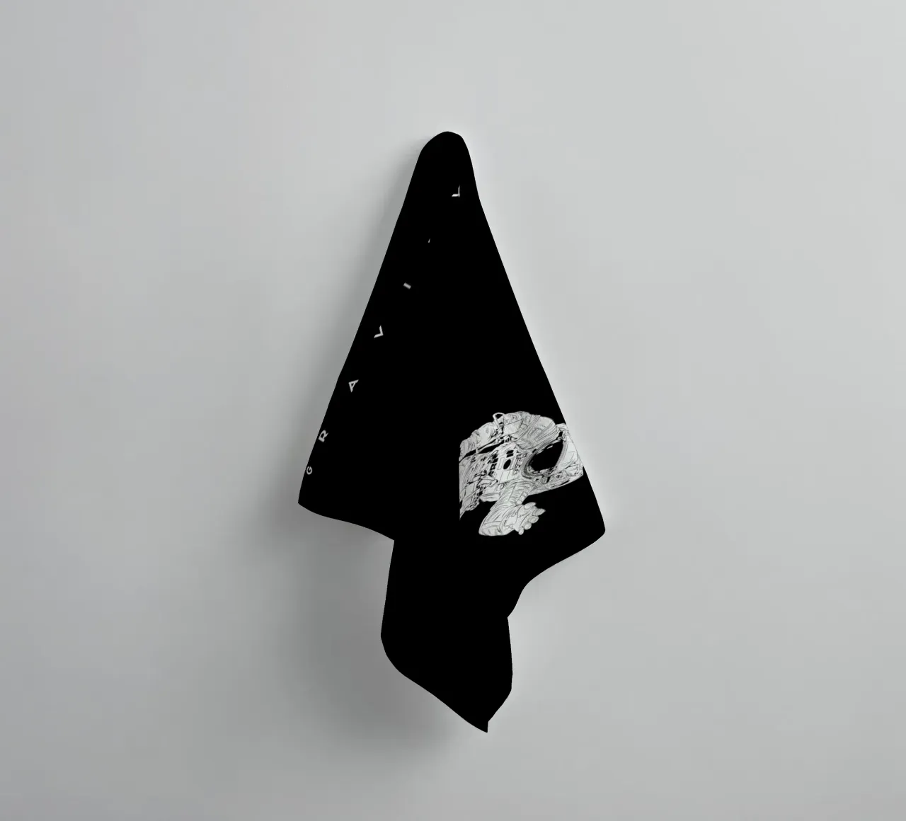 Gravity asciugamano da bagno da Cranio Dsgn