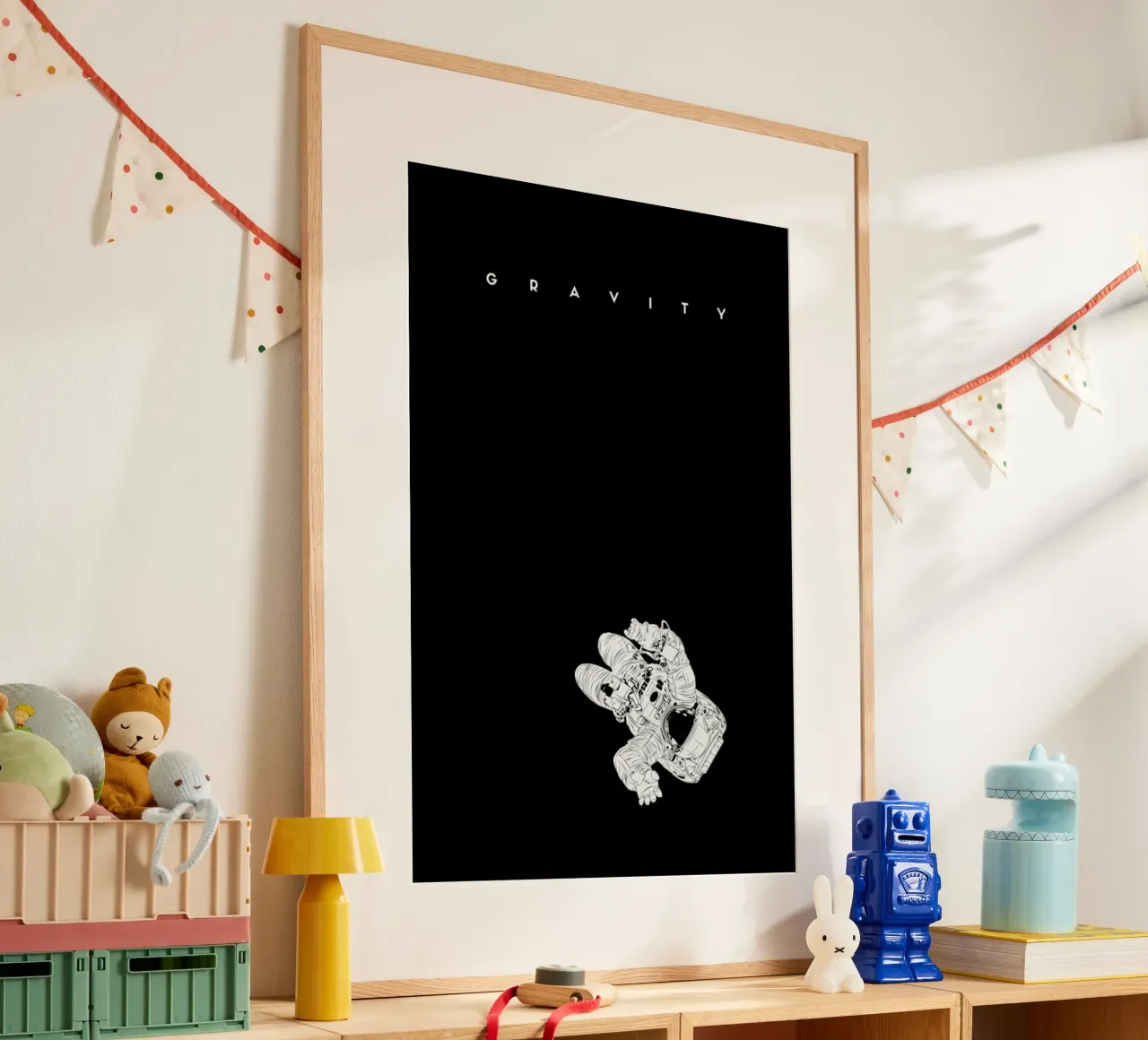 Gravity poster van Cranio Dsgn