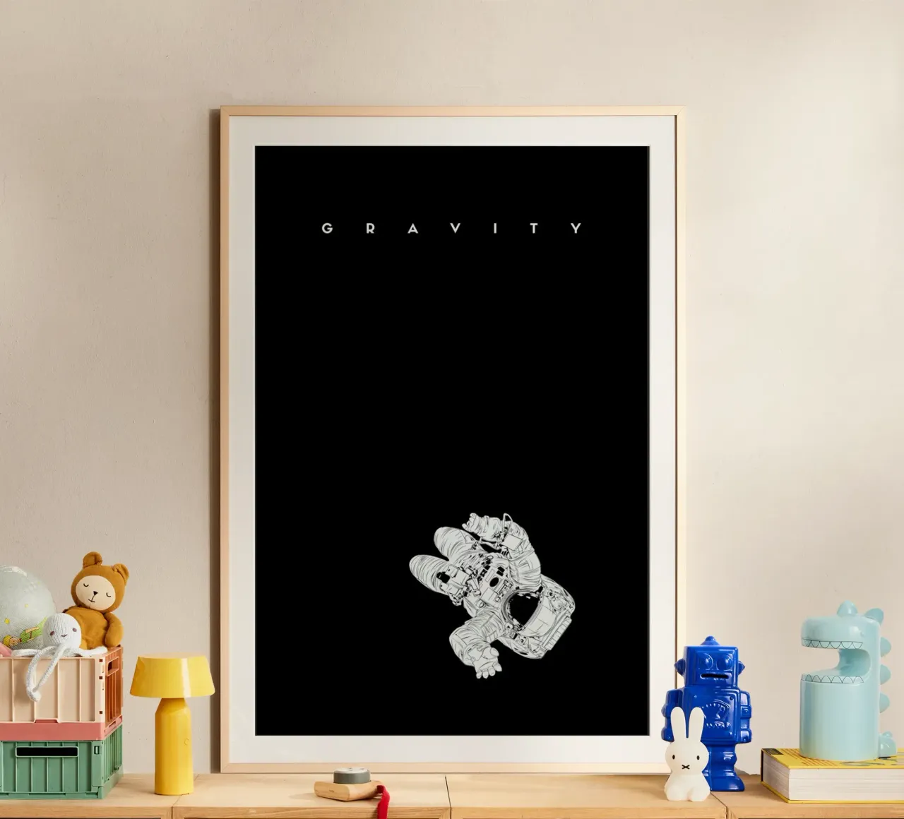 Gravity poster van Cranio Dsgn