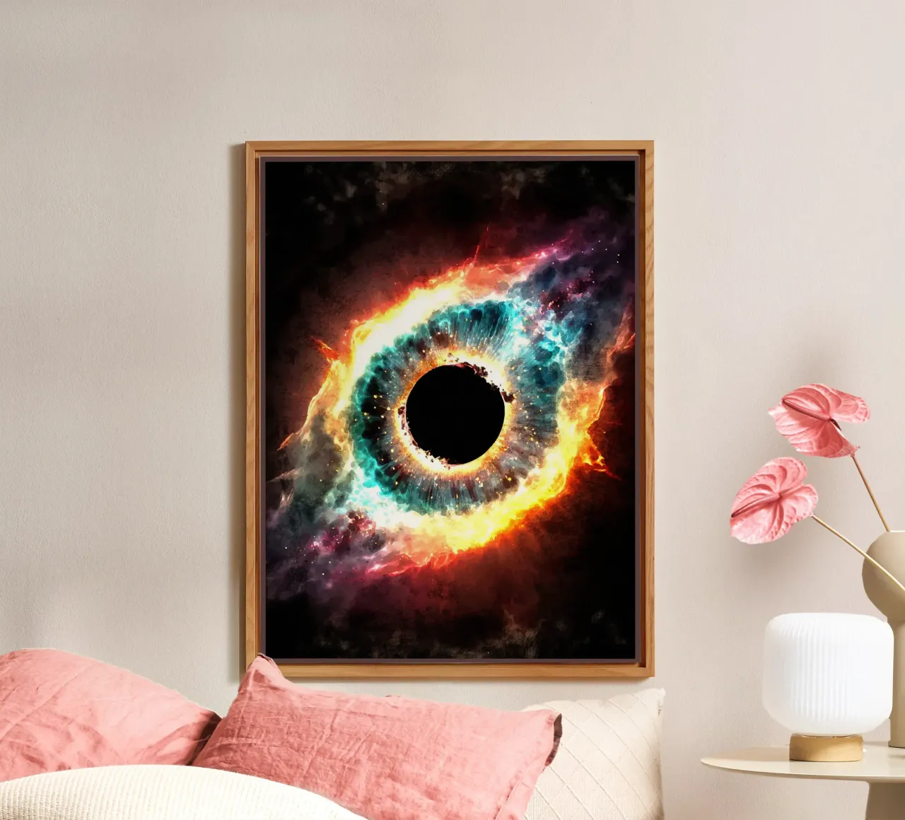 Universo dei buchi neri alluminio dibond da Matlock Studio