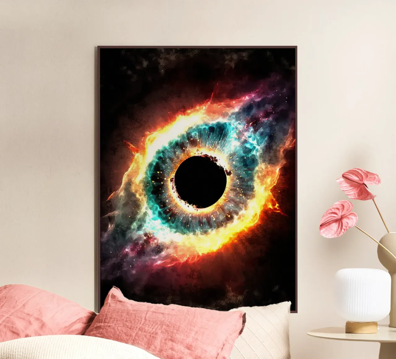 Universo dei buchi neri alluminio dibond da Matlock Studio