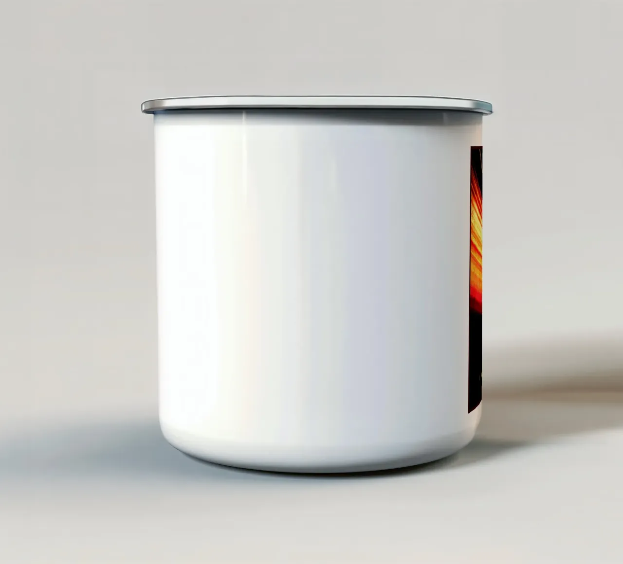 Poster del film Interstellar tazza in smalto da Matlock Studio