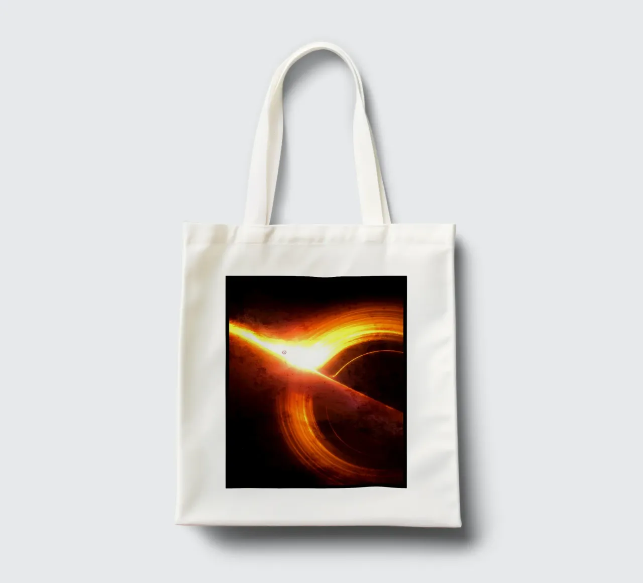 Buco nero interstellare borsa in juta da Matlock Studio