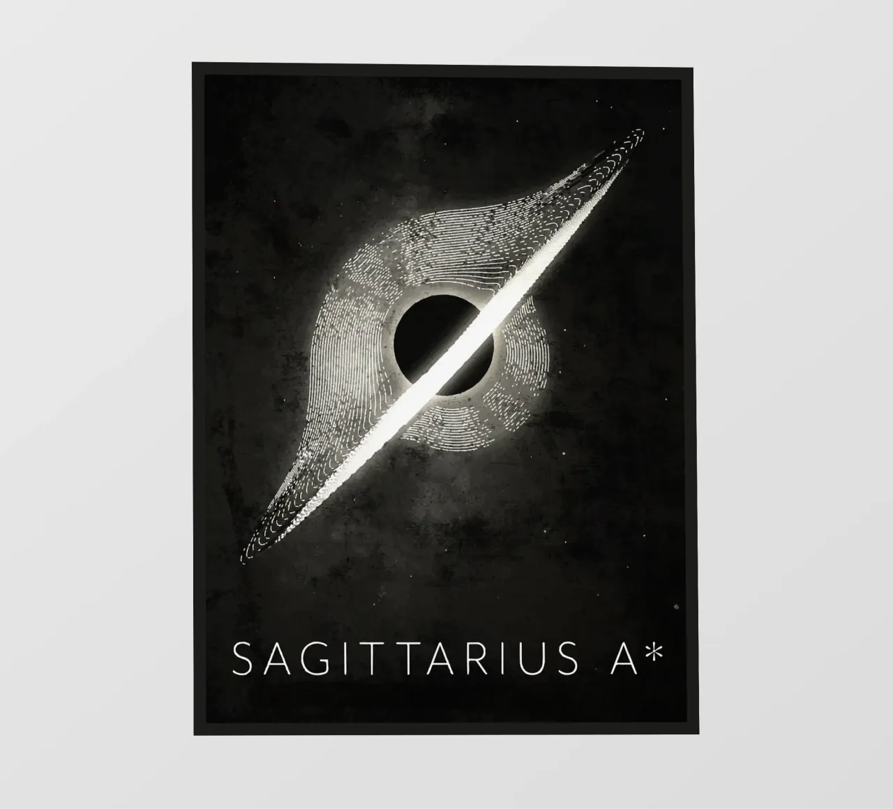Sagittario Un buco nero telo in pvc da Matlock Studio