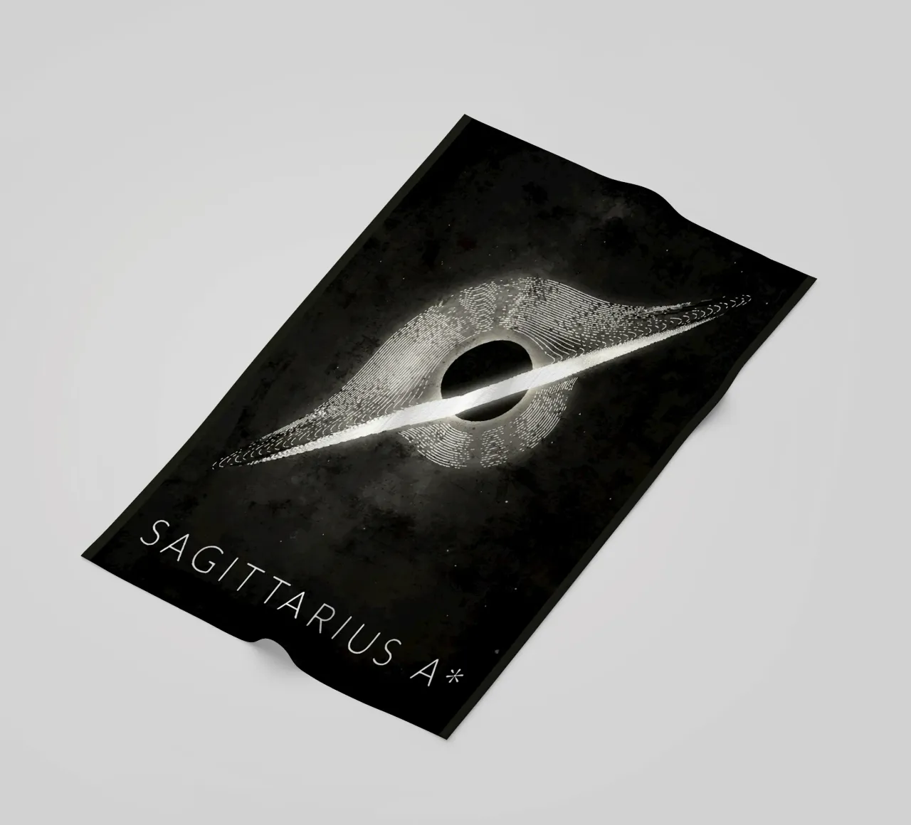 Sagittario Un buco nero telo mare da Matlock Studio