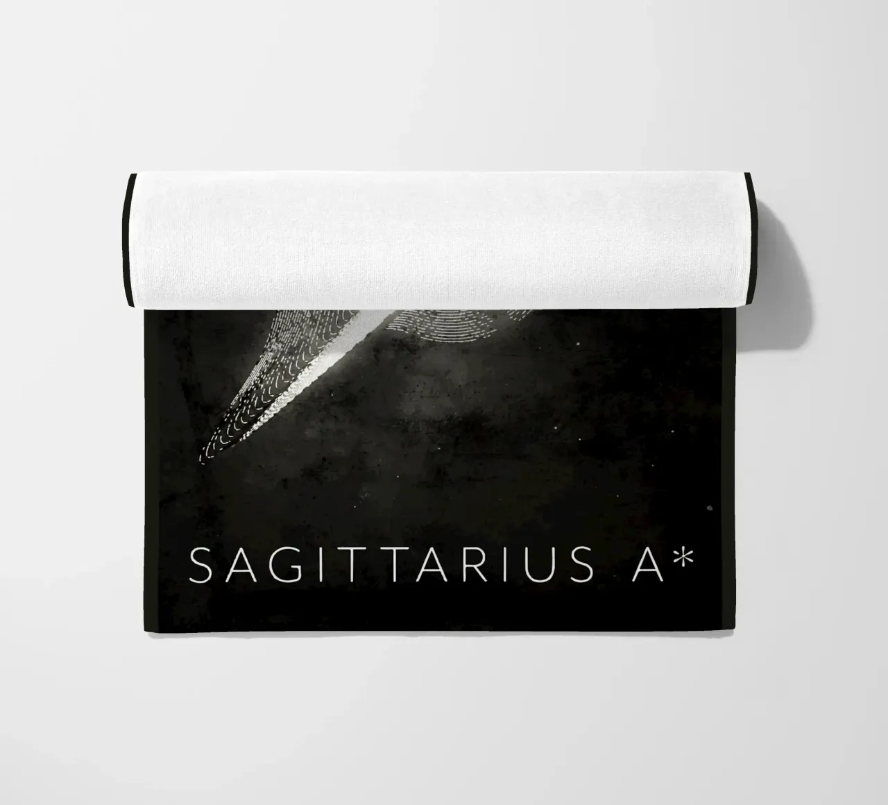Sagittario Un buco nero telo mare da Matlock Studio