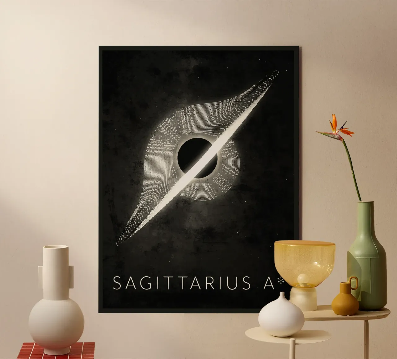 Sagittario Un buco nero alluminio dibond da Matlock Studio