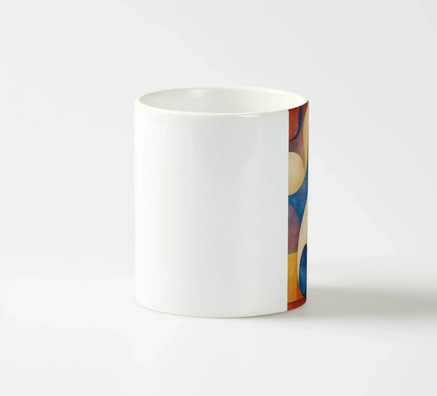 cat drawing ceramic mug by Botania
