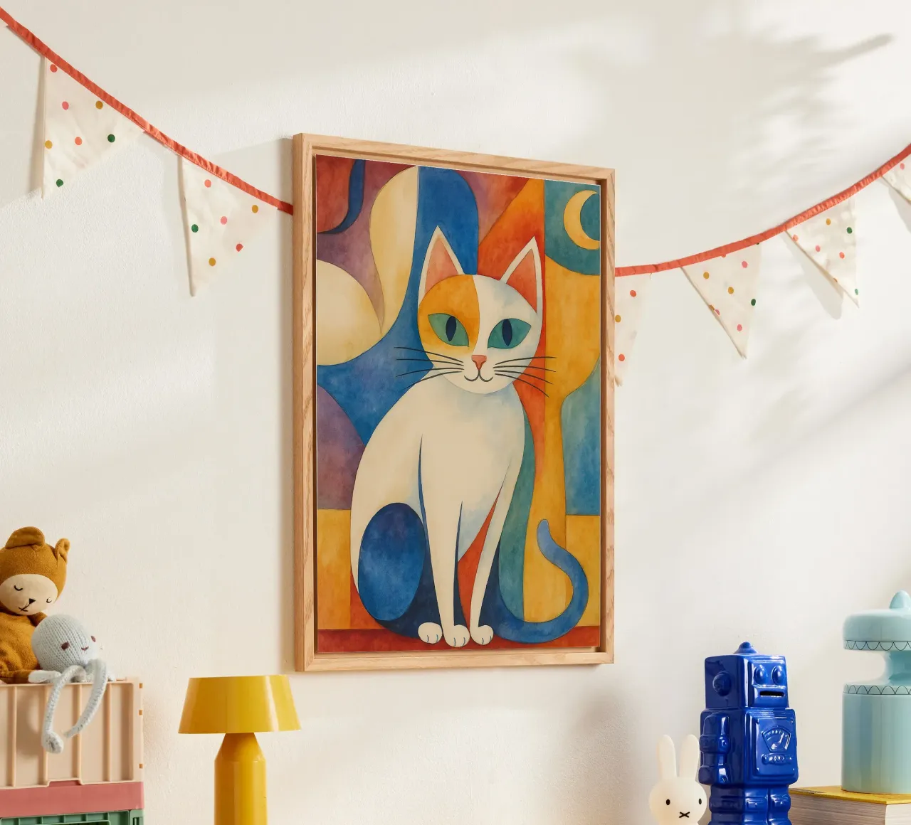 cat drawing plexiglass da Botania