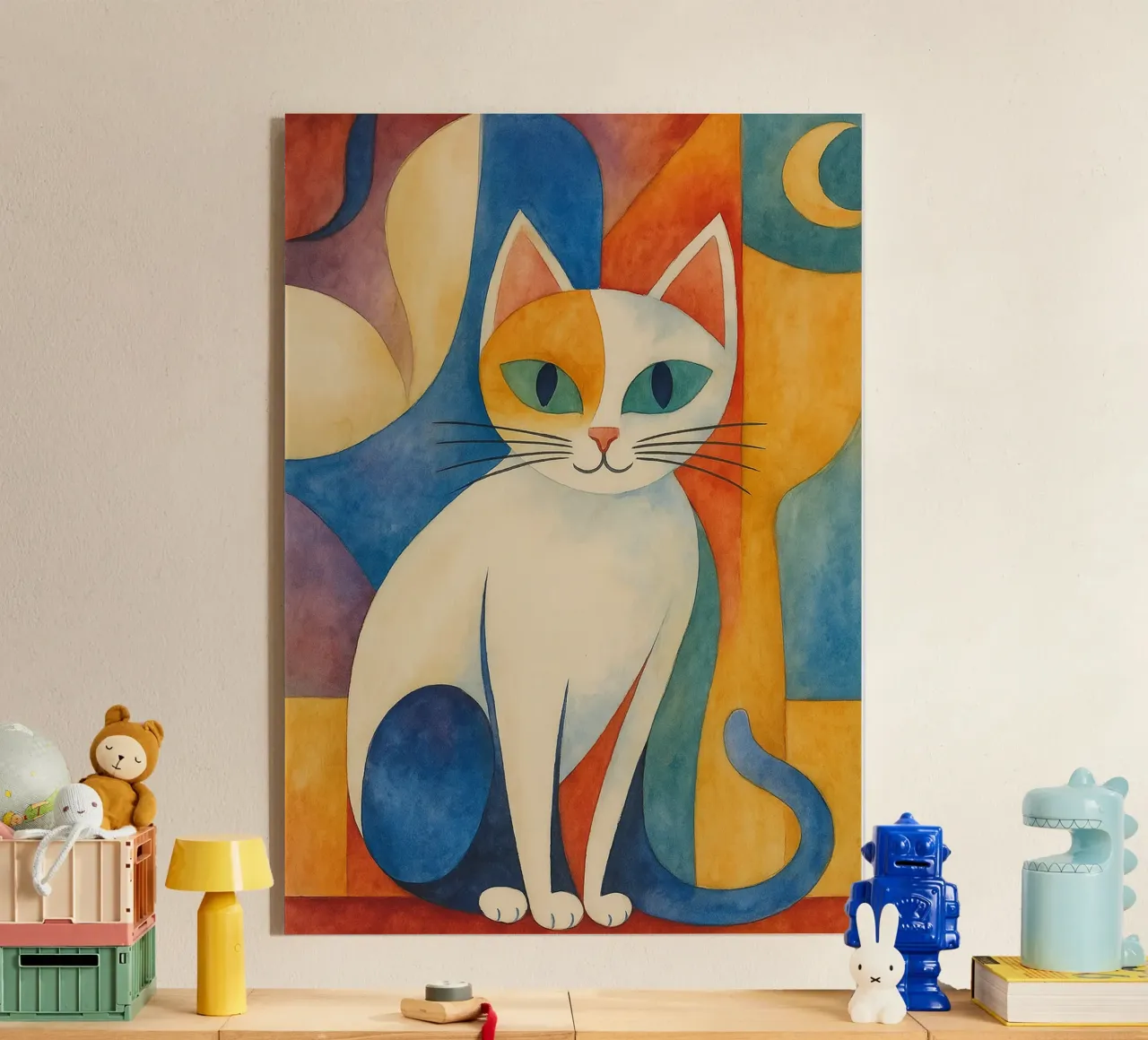 cat drawing plexiglass da Botania