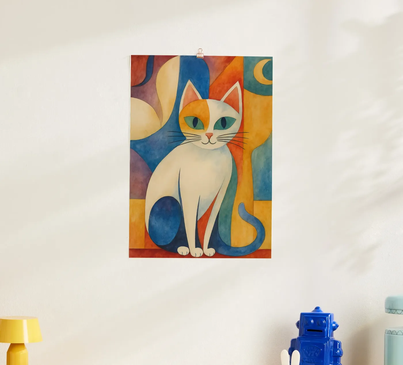 cat drawing poster de Botania