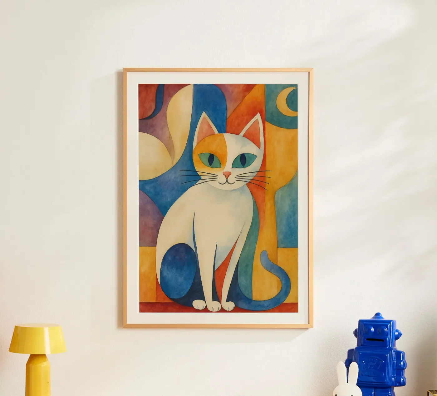 cat drawing poster by Botania