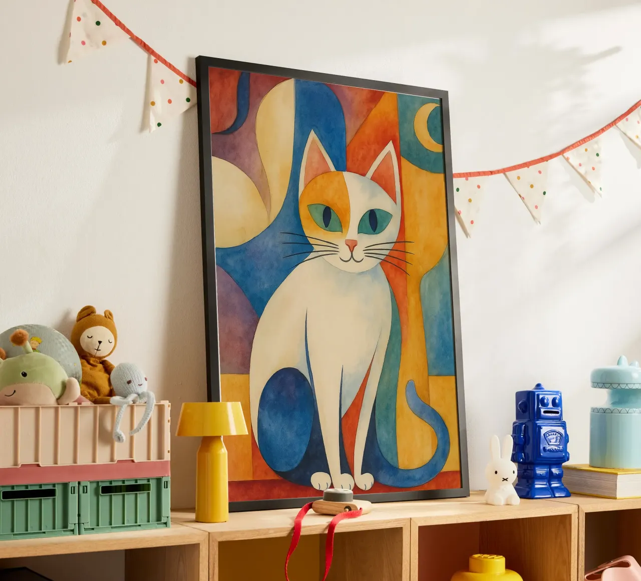 disegno del gatto poster da Botania