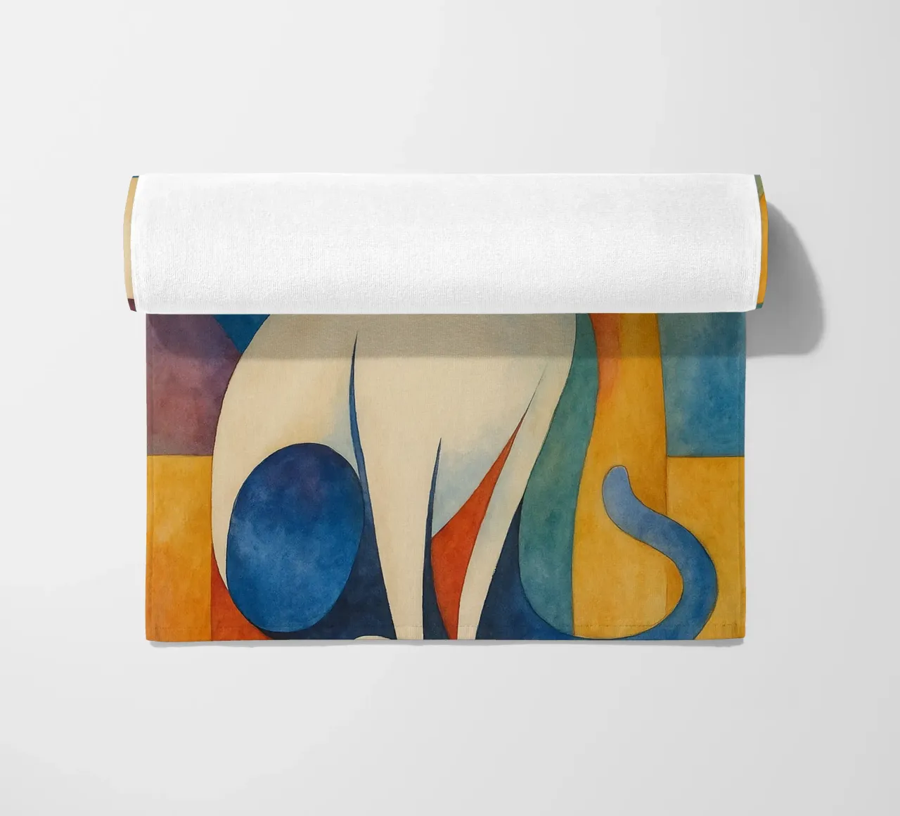 disegno del gatto telo mare da Botania