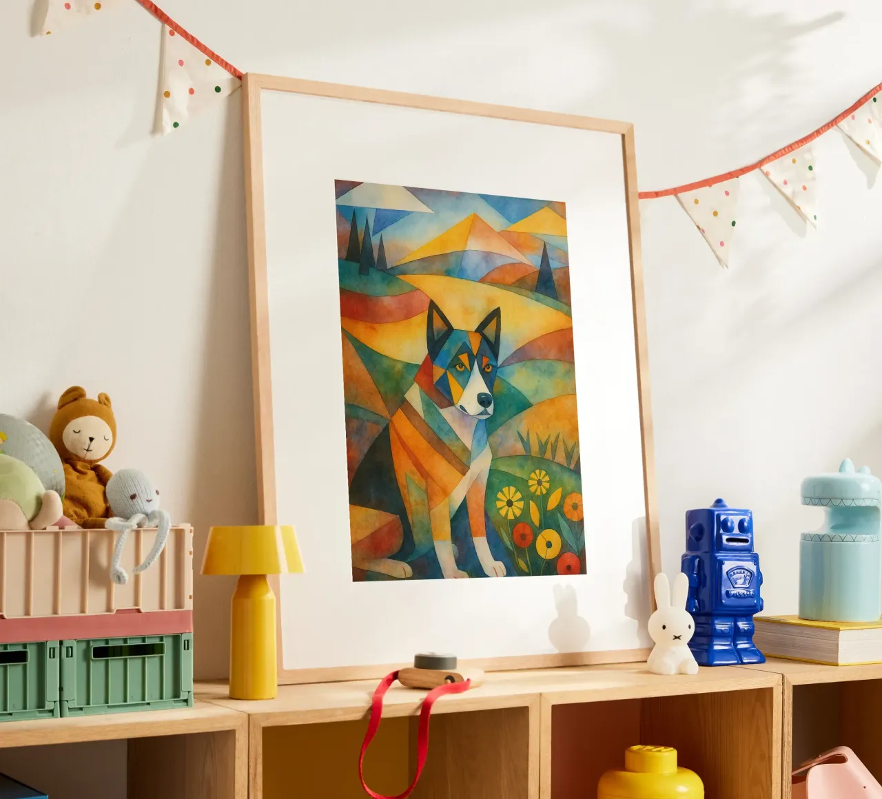 disegno del cane poster da Botania