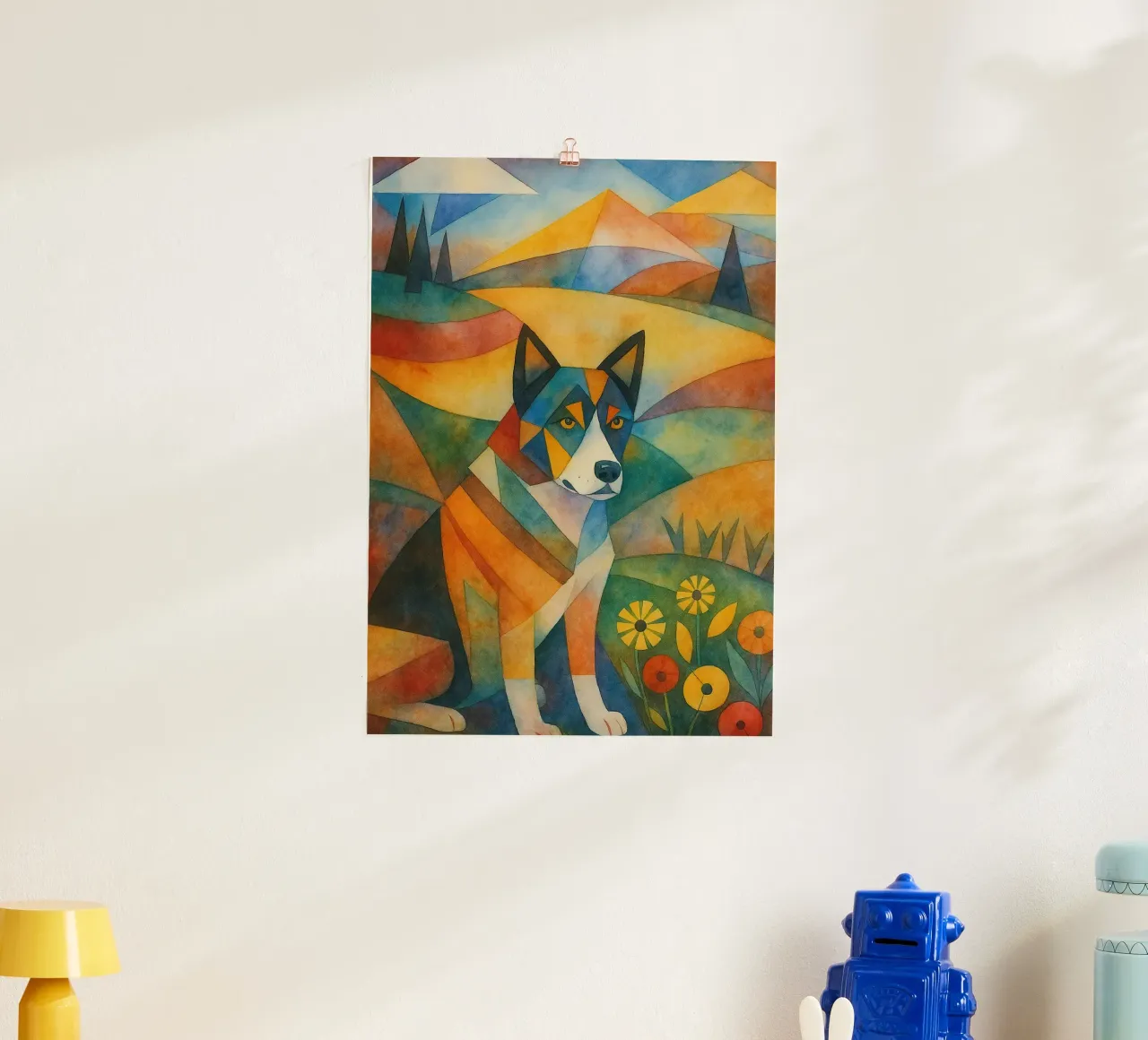 disegno del cane poster da Botania