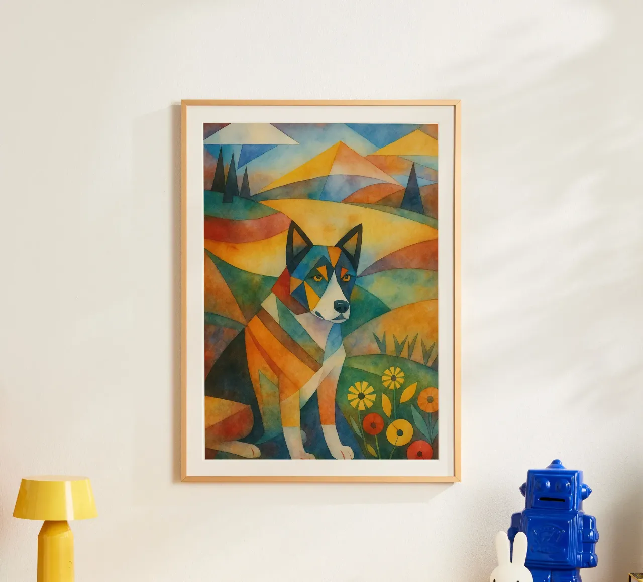 disegno del cane poster da Botania