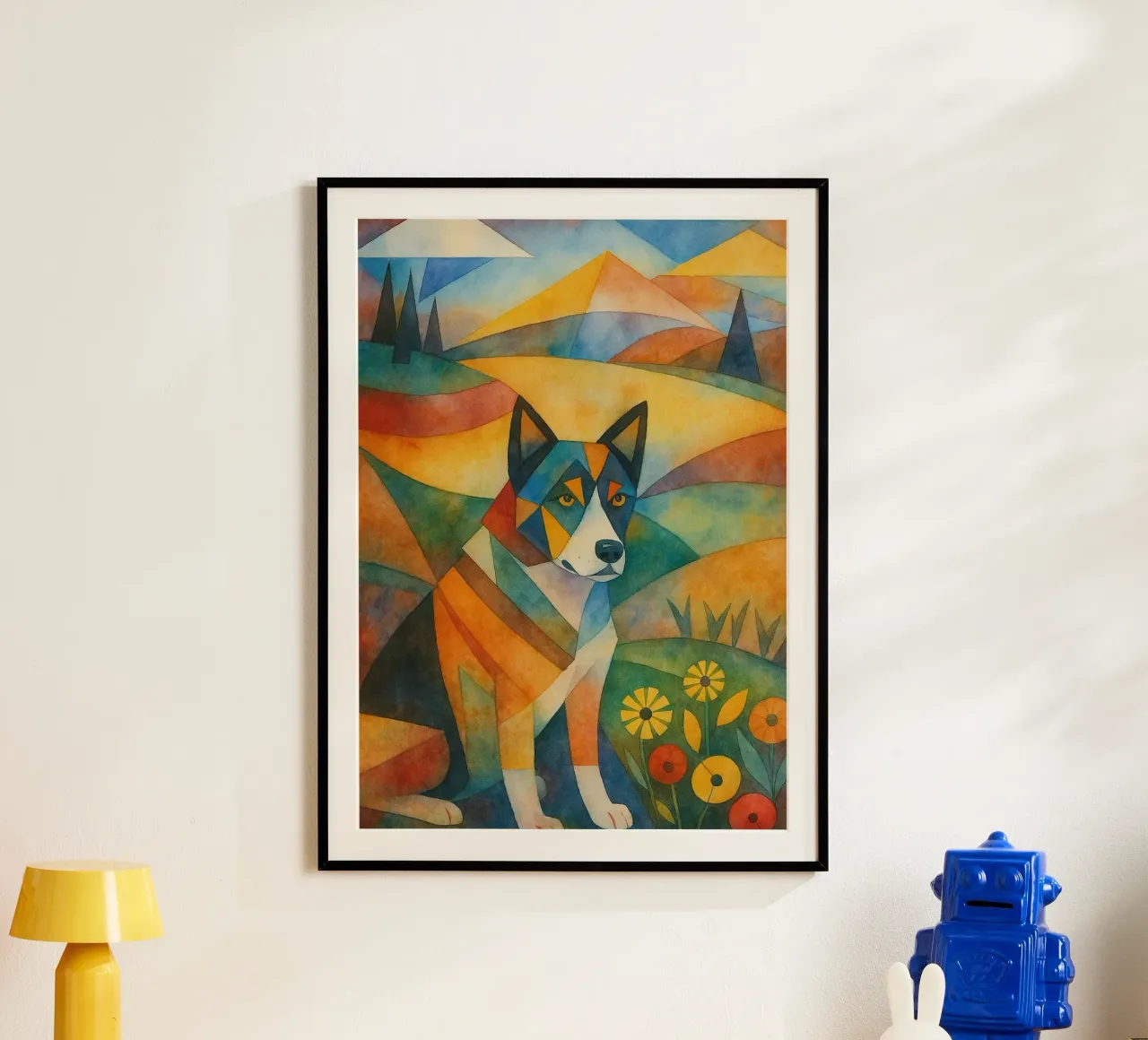 disegno del cane poster da Botania