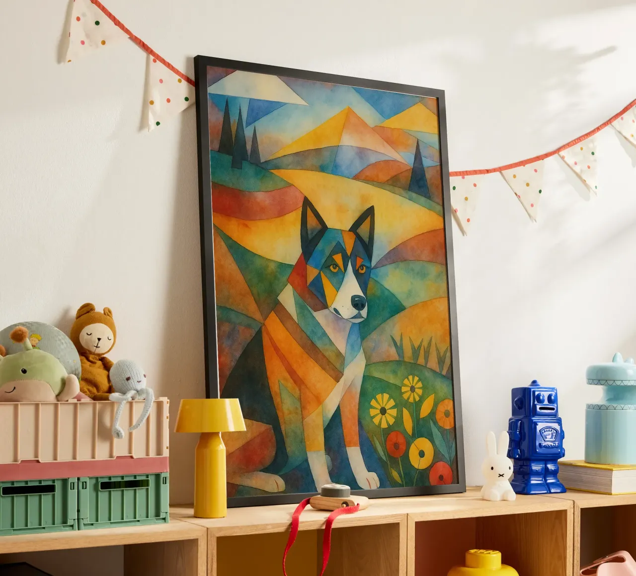 disegno del cane poster da Botania