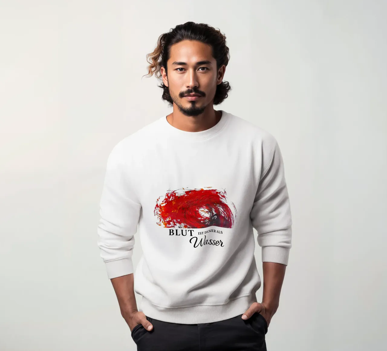 BLUT IST DICKER ALS WASSER felpa da Vintage Van Gogh