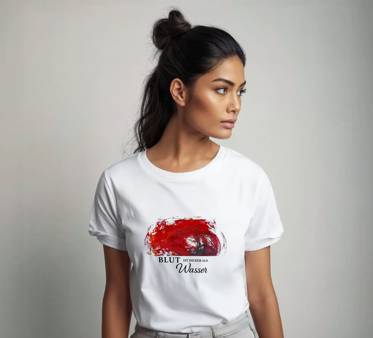 BLUT IST DICKER ALS WASSER t-shirt da Vintage Van Gogh