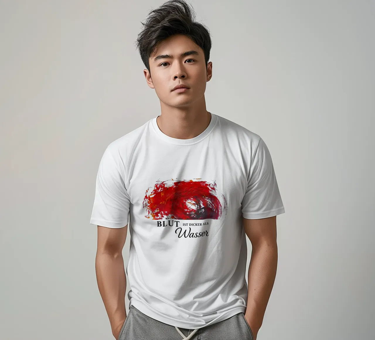 BLUT IST DICKER ALS WASSER t-shirt da Vintage Van Gogh