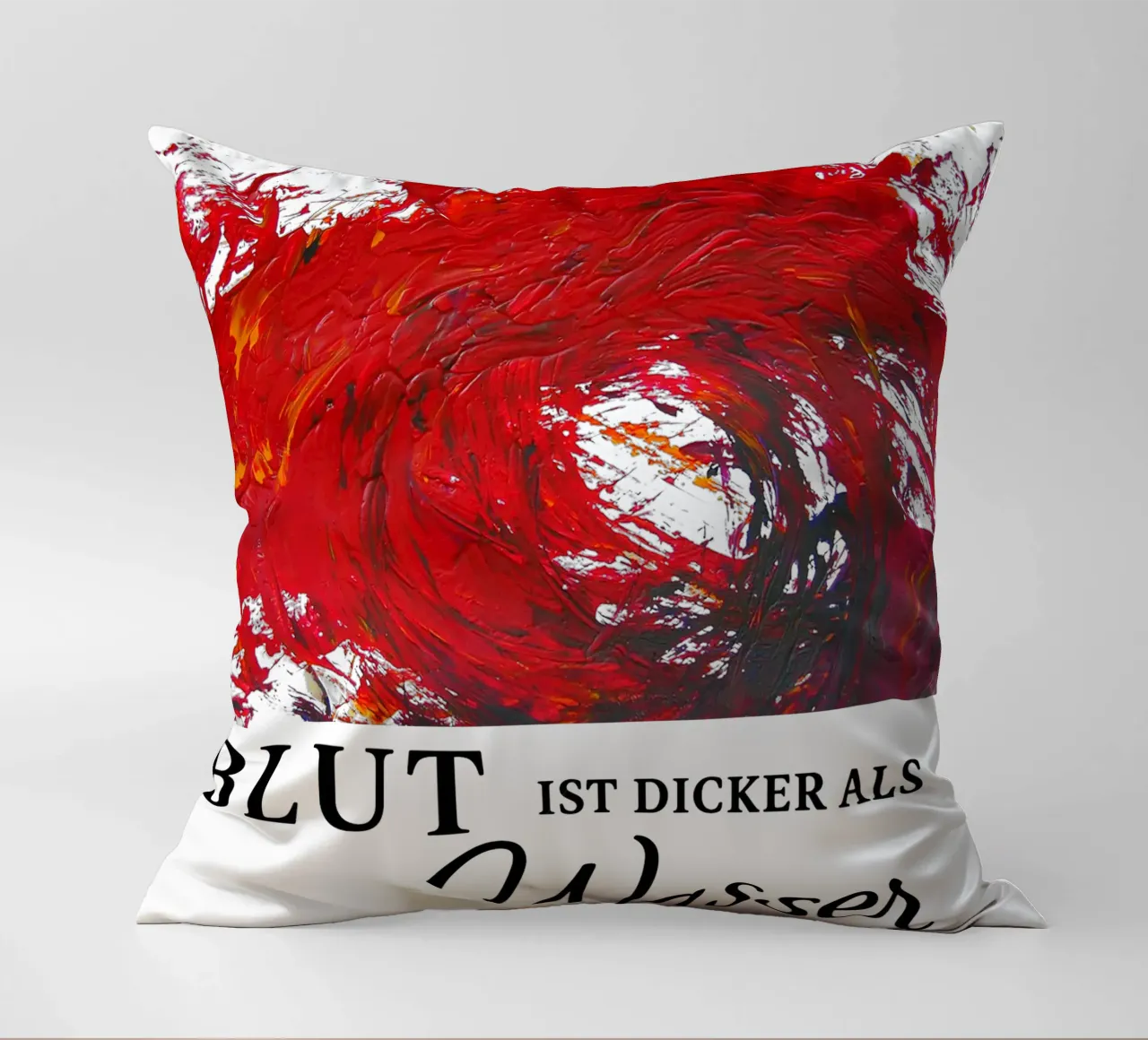 BLUT IST DICKER ALS WASSER cuscino da Vintage Van Gogh