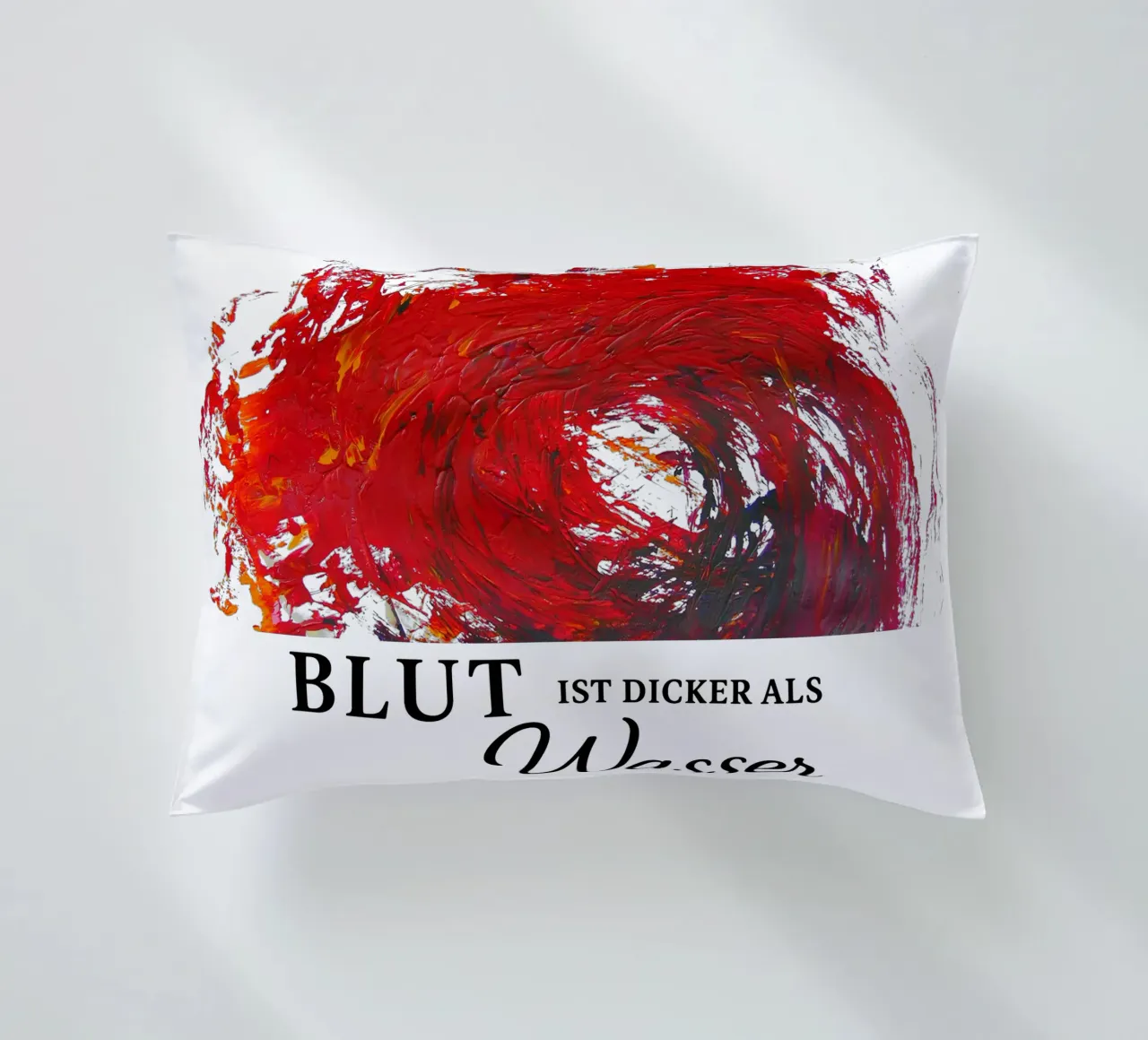 BLUT IST DICKER ALS WASSER cuscino da Vintage Van Gogh