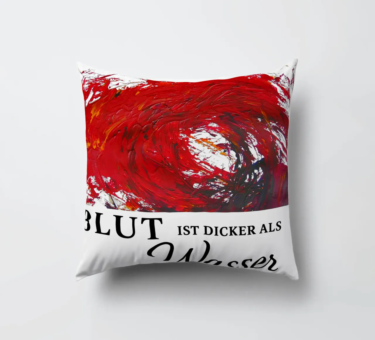 BLUT IST DICKER ALS WASSER cuscino da Vintage Van Gogh
